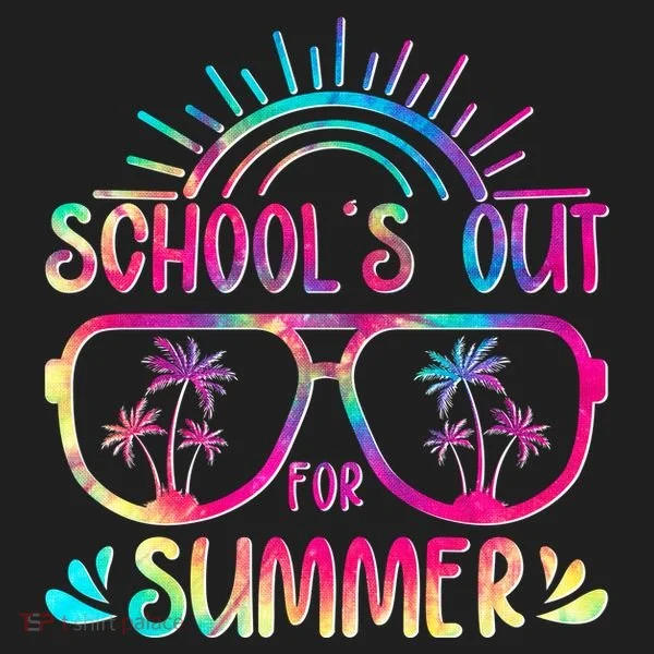 School's Out For Summer Tie Dye Tumbler