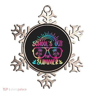 School's Out For Summer Tie Dye Ornament