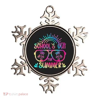 School's Out For Summer Tie Dye Ornament