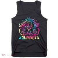 School's Out For Summer Tie Dye Tank Top thumb 0