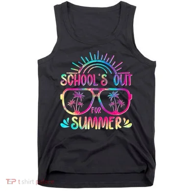 School's Out For Summer Tie Dye Tank Top