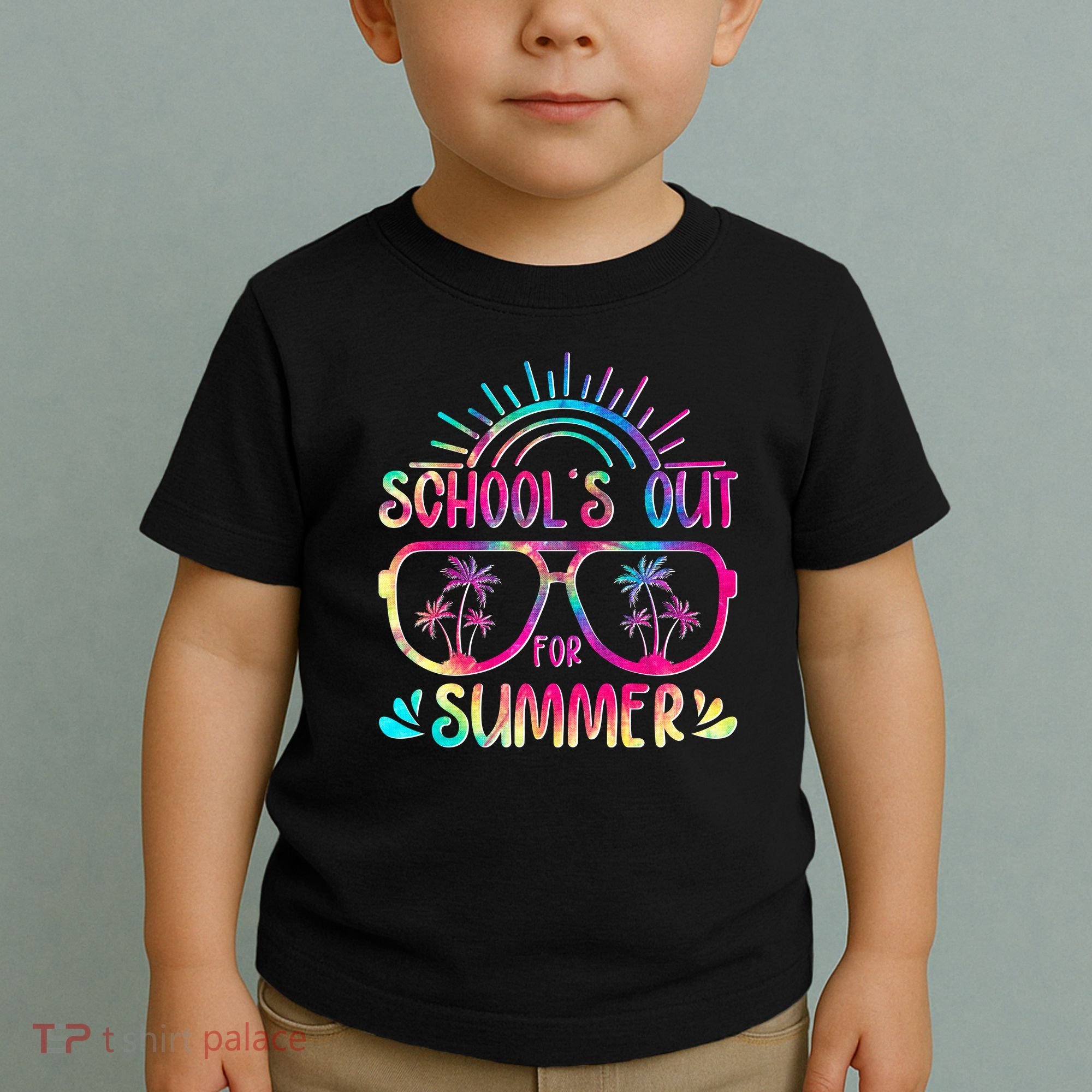 School's Out For Summer Tie Dye Toddler T-Shirt