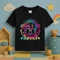 School's Out For Summer Tie Dye Toddler T-Shirt thumb 3