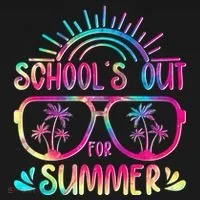 School's Out For Summer Tie Dye Toddler T-Shirt thumb 4