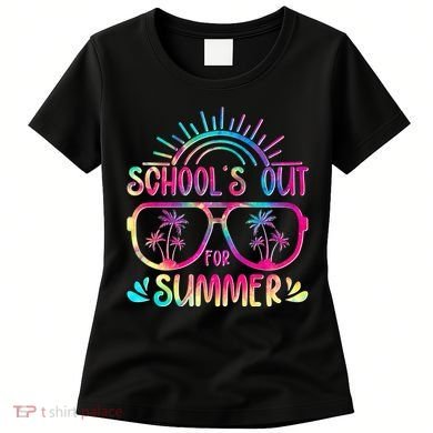 School's Out For Summer Tie Dye Women's T-Shirt