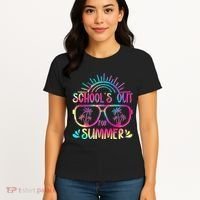 School's Out For Summer Tie Dye Women's T-Shirt thumb 4