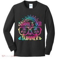 School's Out For Summer Tie Dye Kids Long Sleeve Shirt thumb 0