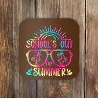 School's Out For Summer Tie Dye Coaster thumb 0