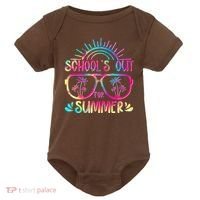 School's Out For Summer Tie Dye Baby Bodysuit thumb 0