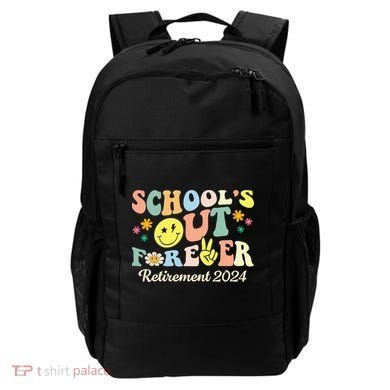 School's Out Forever Gifts Retired Teacher Retirement 2024 Backpack