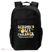 School's Out Forever Gifts Retired Teacher Retirement 2024 Backpack thumb 0