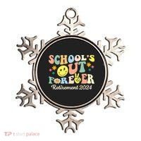 School's Out Forever Gifts Retired Teacher Retirement 2024 Ornament thumb 0