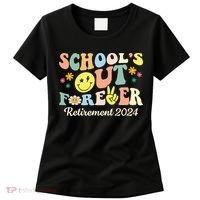 School's Out Forever Gifts Retired Teacher Retirement 2024 Women's T-Shirt thumb 0