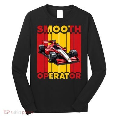 Smooth Operator Formula Racing Spain Flag Fast Cars Long Sleeve Shirt