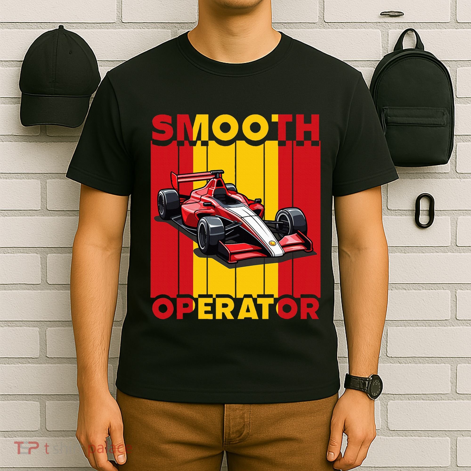 Smooth Operator Formula Racing Spain Flag Fast Cars T-Shirt