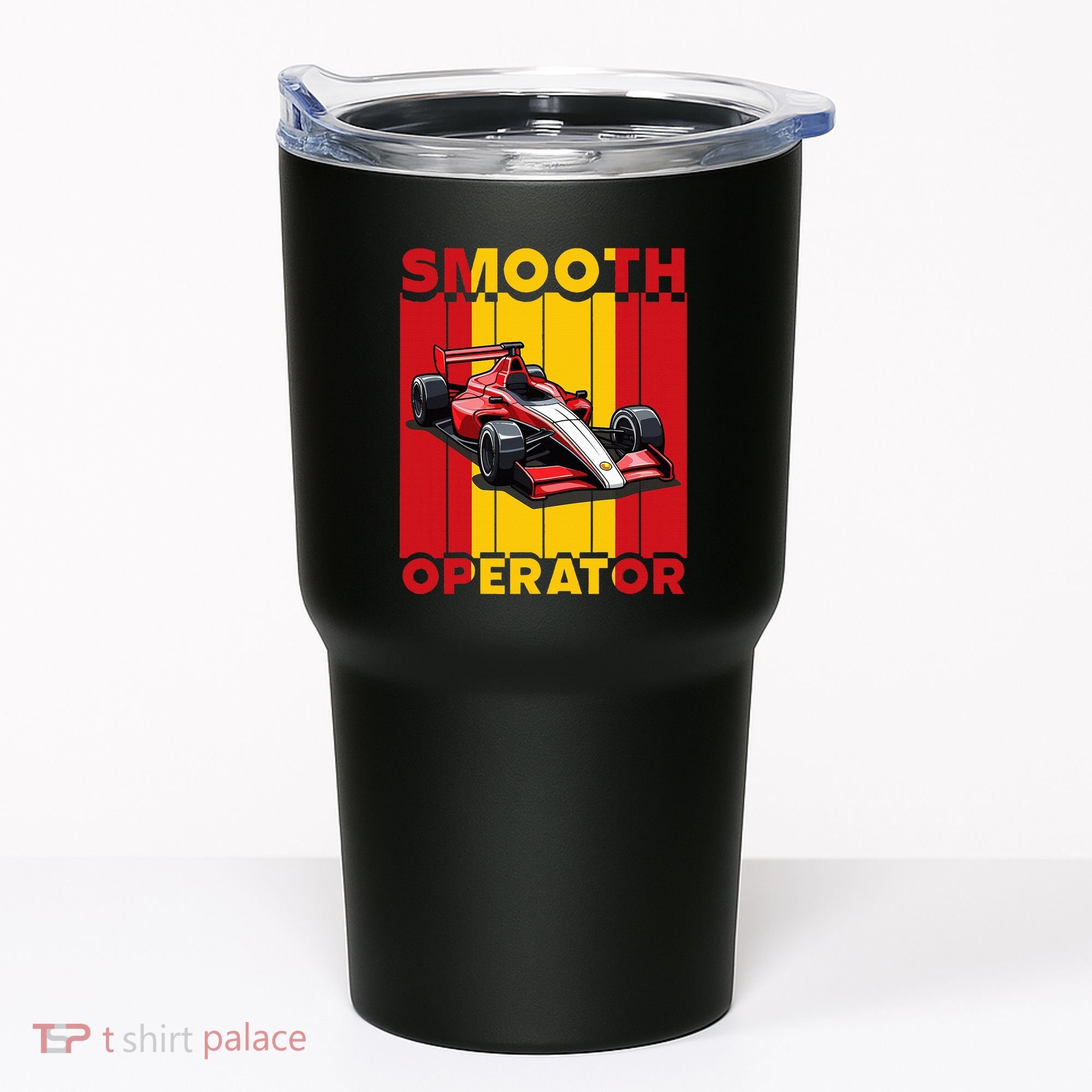 Smooth Operator Formula Racing Spain Flag Fast Cars Tumbler