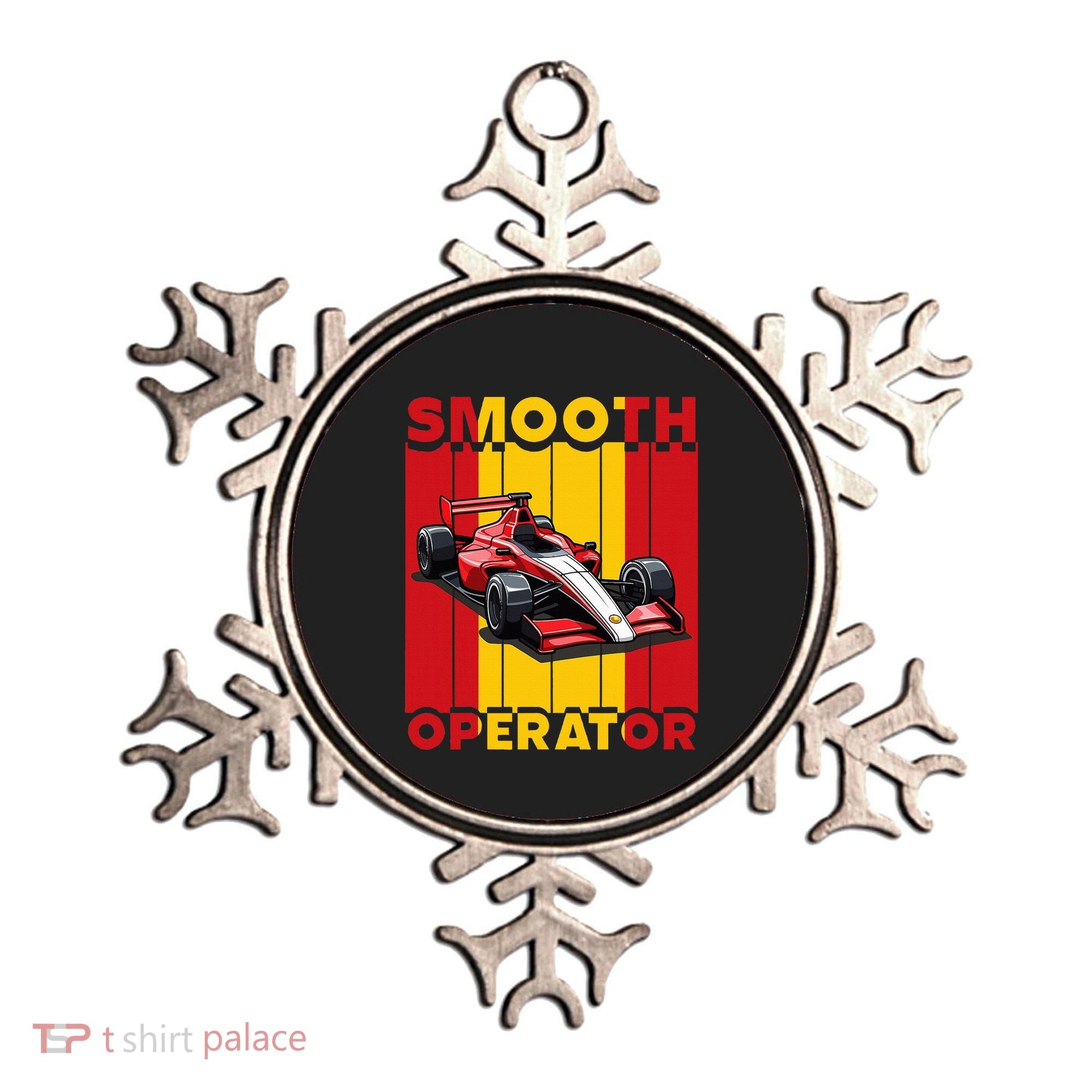 Smooth Operator Formula Racing Spain Flag Fast Cars Ornament