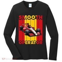 Smooth Operator Formula Racing Spain Flag Fast Cars Women's Long Sleeve Shirt thumb 0