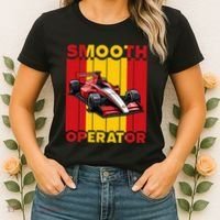 Smooth Operator Formula Racing Spain Flag Fast Cars Women's T-Shirt thumb 2