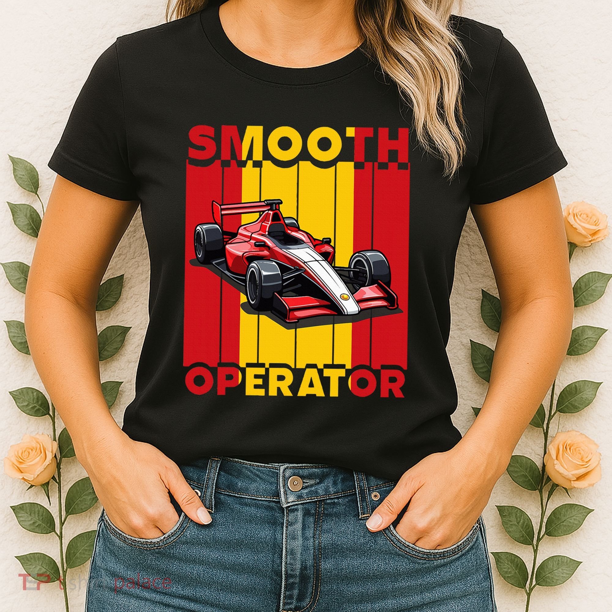Smooth Operator Formula Racing Spain Flag Fast Cars Women's T-Shirt