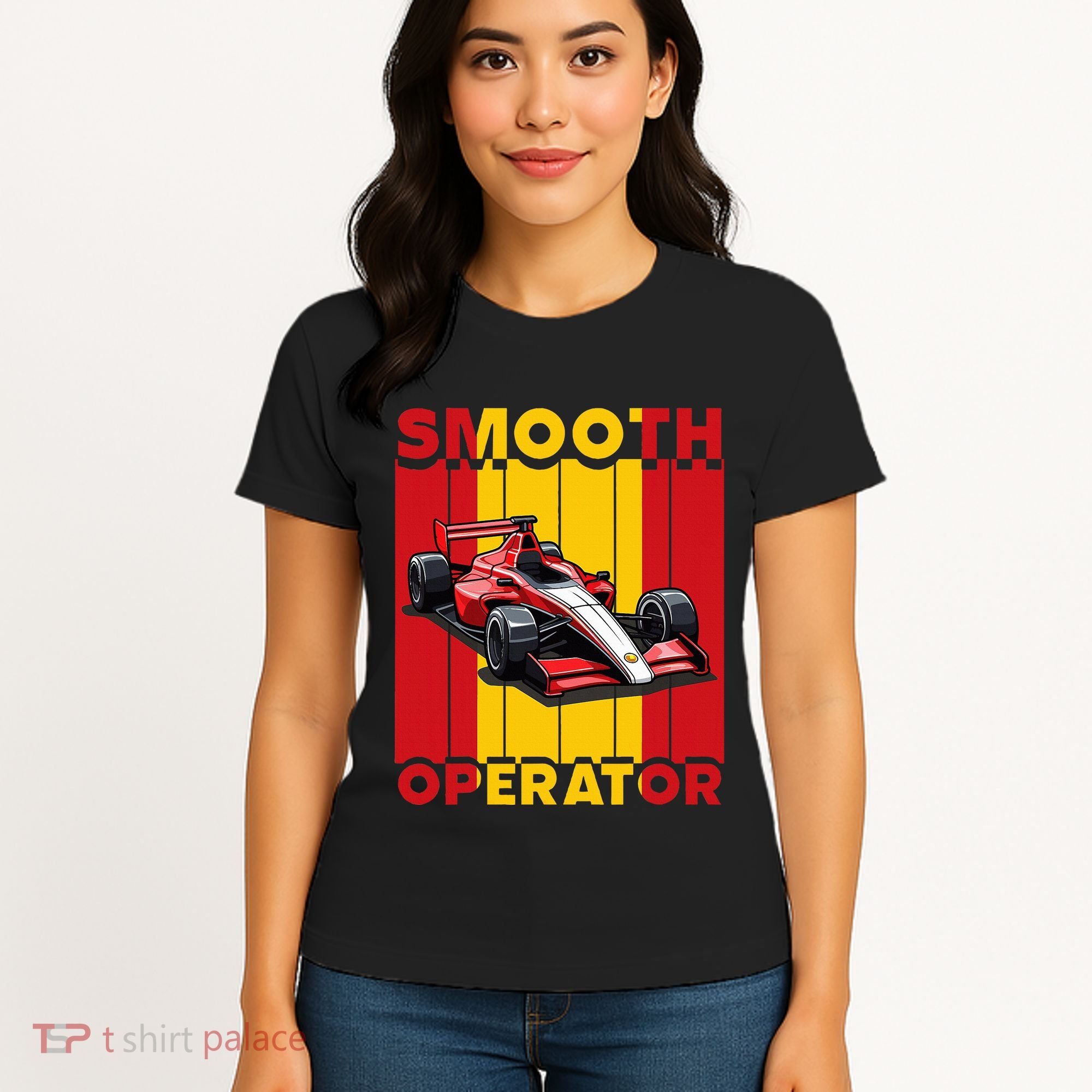 Smooth Operator Formula Racing Spain Flag Fast Cars Women's T-Shirt