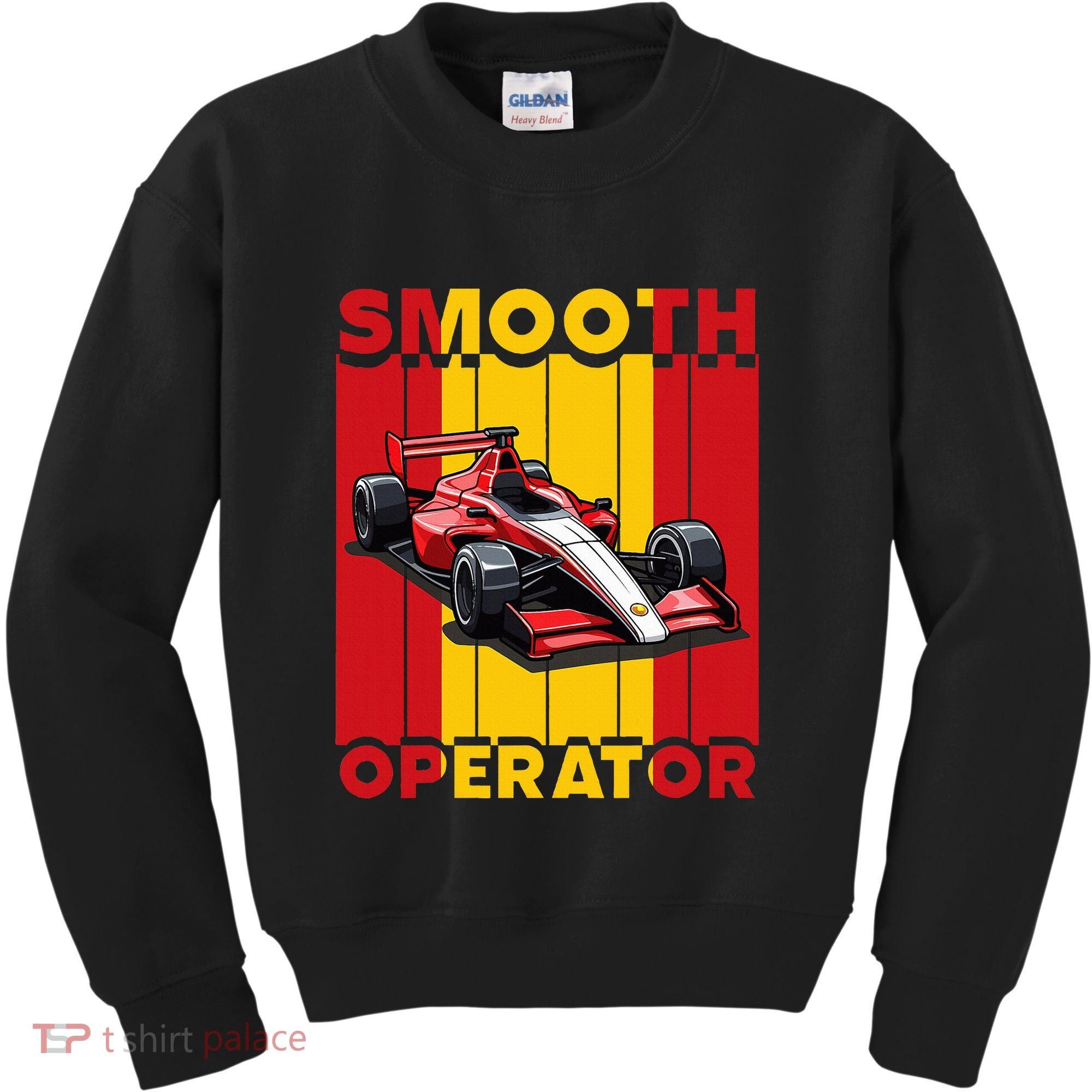 Smooth Operator Formula Racing Spain Flag Fast Cars Kids Sweatshirt