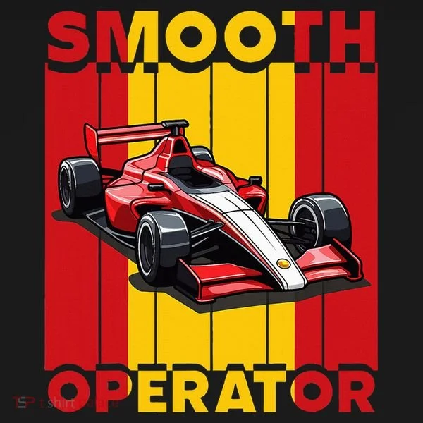 Smooth Operator Formula Racing Spain Flag Fast Cars Kids T-Shirt