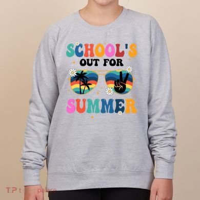 Schools Out For Summer Hippie Women's Sweatshirt