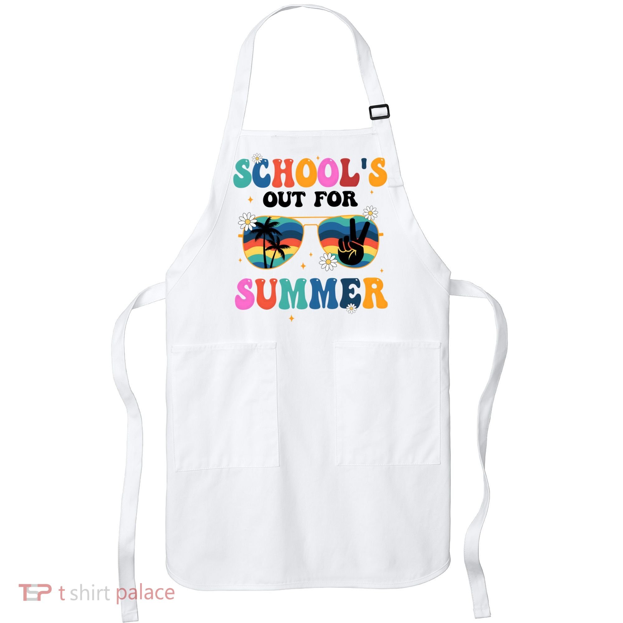 Schools Out For Summer Hippie Apron