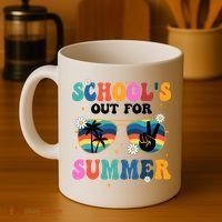 Schools Out For Summer Hippie Coffee Mug thumb 4