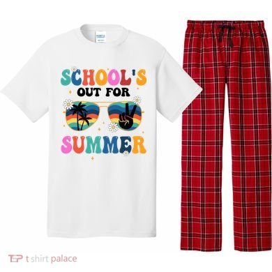 Schools Out For Summer Hippie Pajama Set