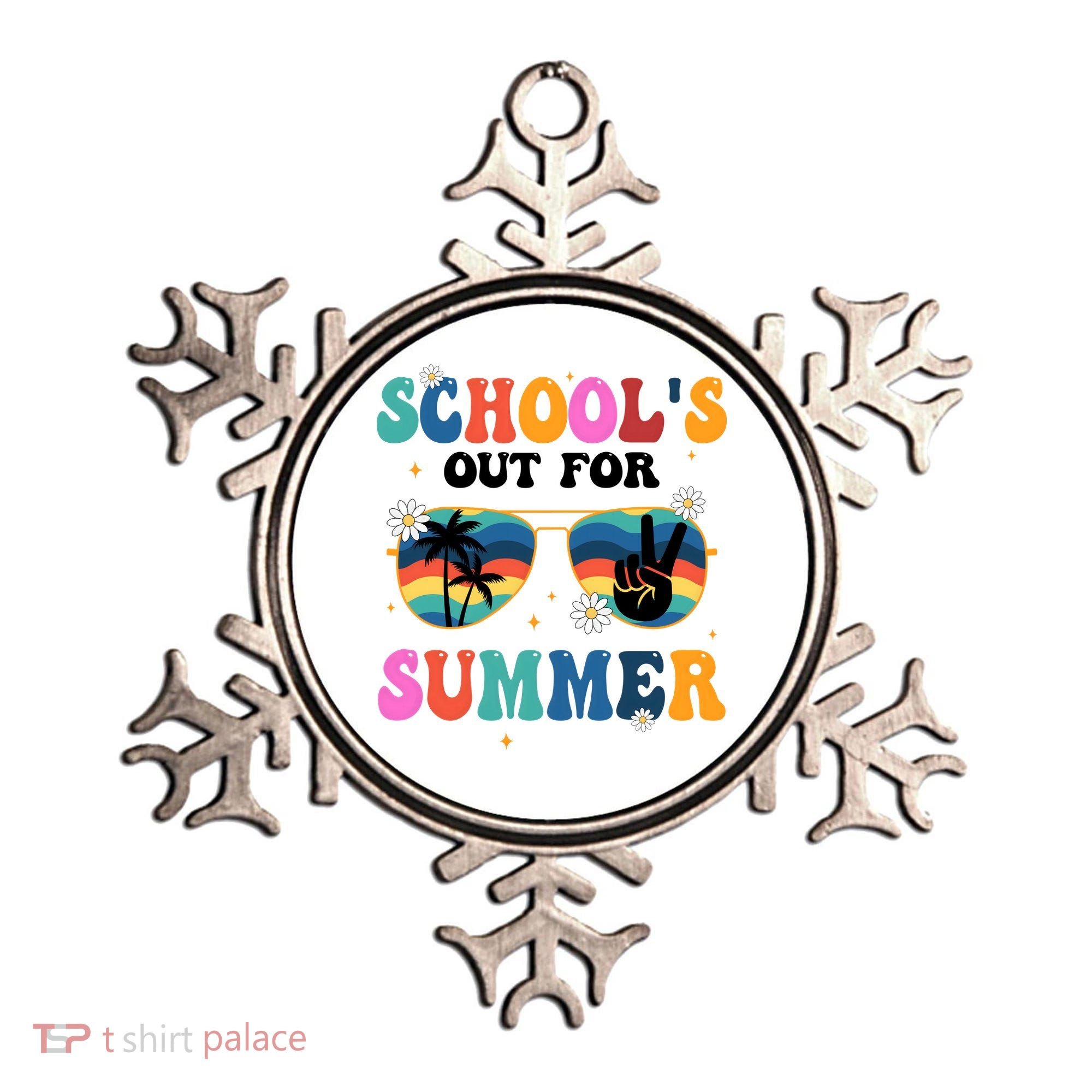 Schools Out For Summer Hippie Ornament