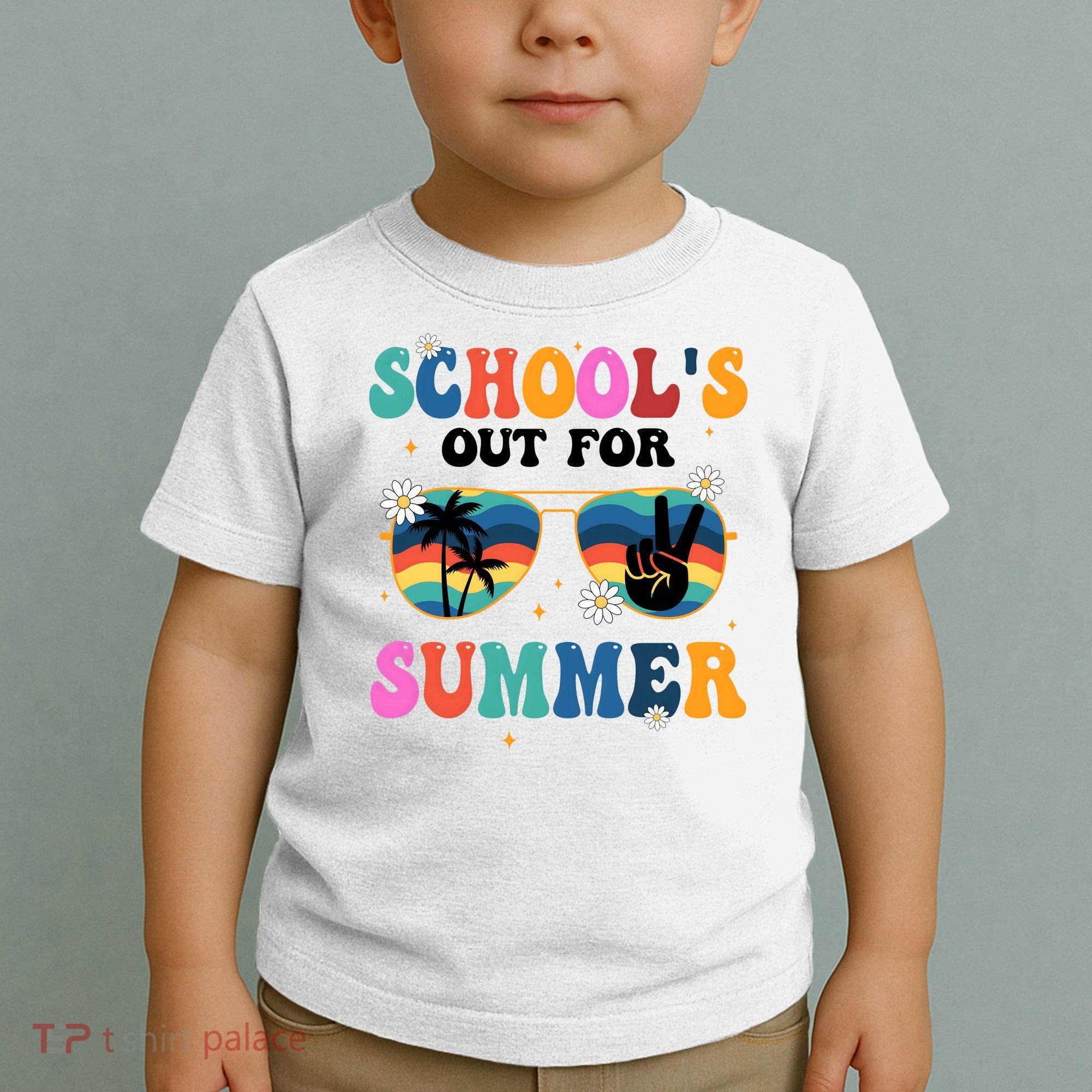 Schools Out For Summer Hippie Toddler T-Shirt
