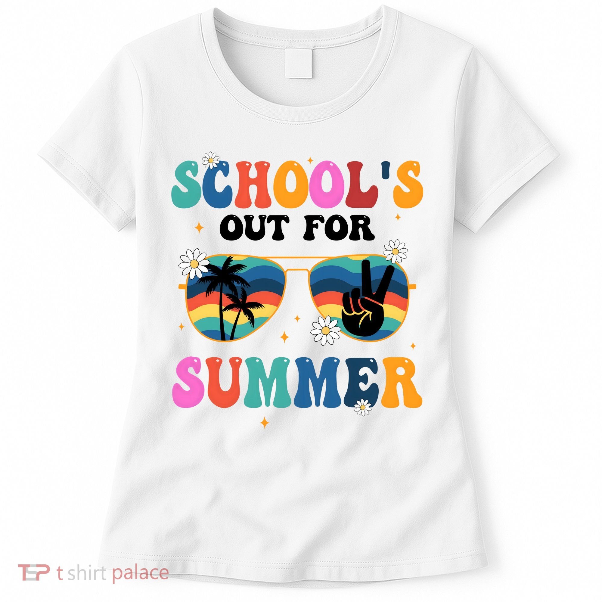 Schools Out For Summer Hippie Women's T-Shirt