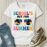 Schools Out For Summer Hippie Women's T-Shirt thumb 3