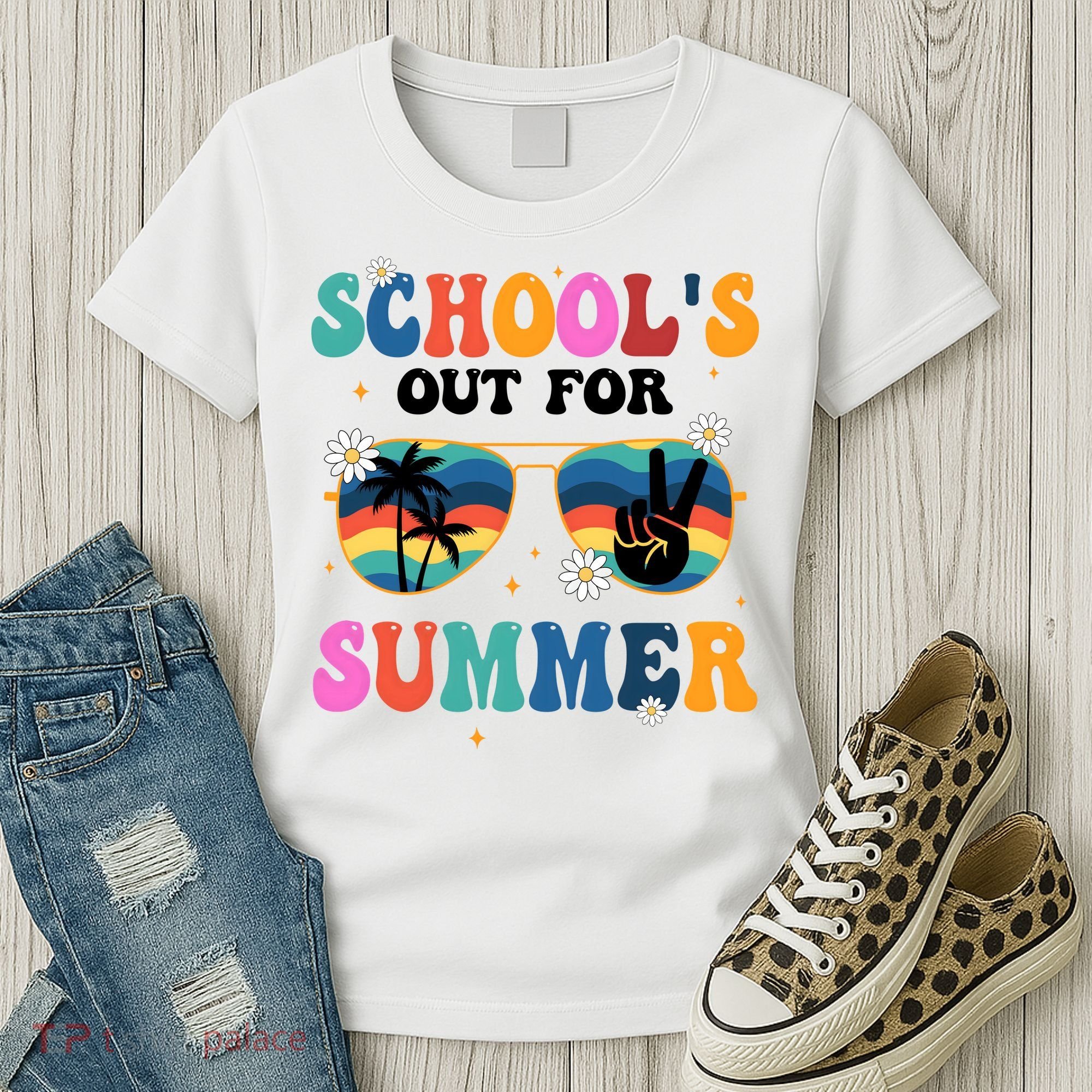 Schools Out For Summer Hippie Women's T-Shirt