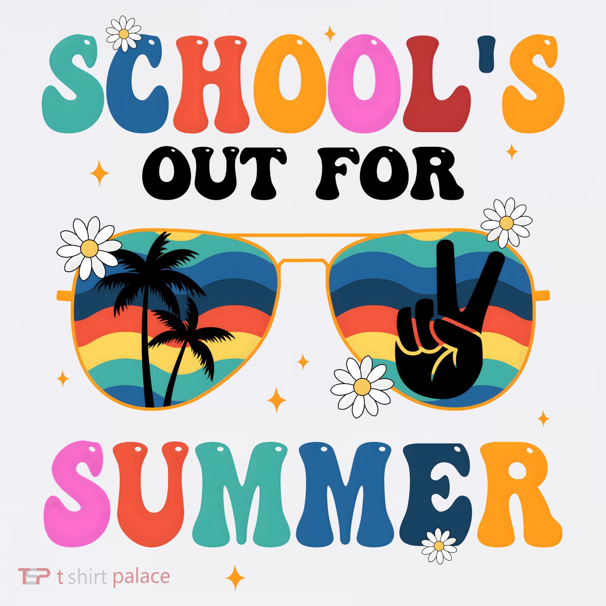Schools Out For Summer Hippie Women's T-Shirt