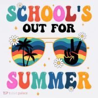 Schools Out For Summer Hippie Kids Long Sleeve Shirt thumb 2