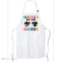 Schools Out For Summer Hippie Retro Apron thumb 0
