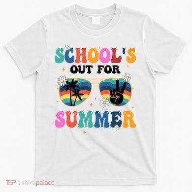 Schools Out For Summer Hippie Retro T-Shirt