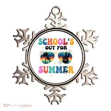 Schools Out For Summer Hippie Retro Ornament
