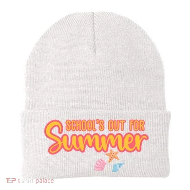 Schools Out For Summer Cute Beanie
