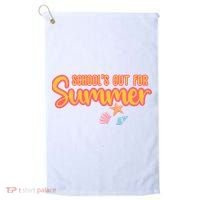 Schools Out For Summer Cute Golf Towel thumb 0