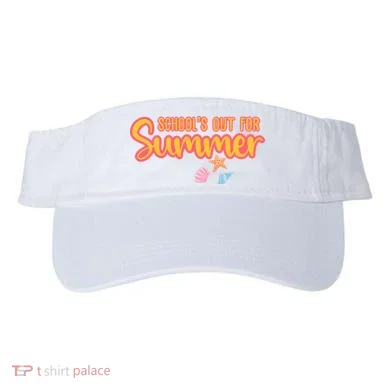Schools Out For Summer Cute Visor