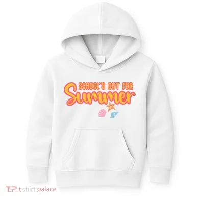 Schools Out For Summer Cute Kids Hoodie