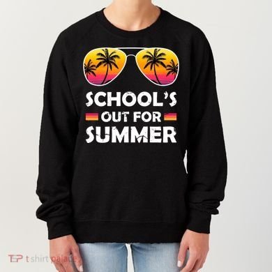 School's Out For Summer Palm Trees Women's Sweatshirt