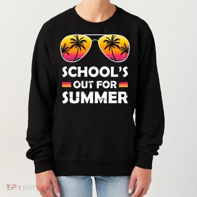 School's Out For Summer Palm Trees Women's Sweatshirt