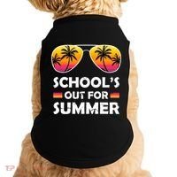 School's Out For Summer Palm Trees Doggie Tank thumb 0