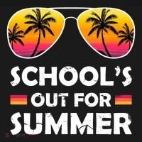 School's Out For Summer Palm Trees Doggie Tank thumb 4
