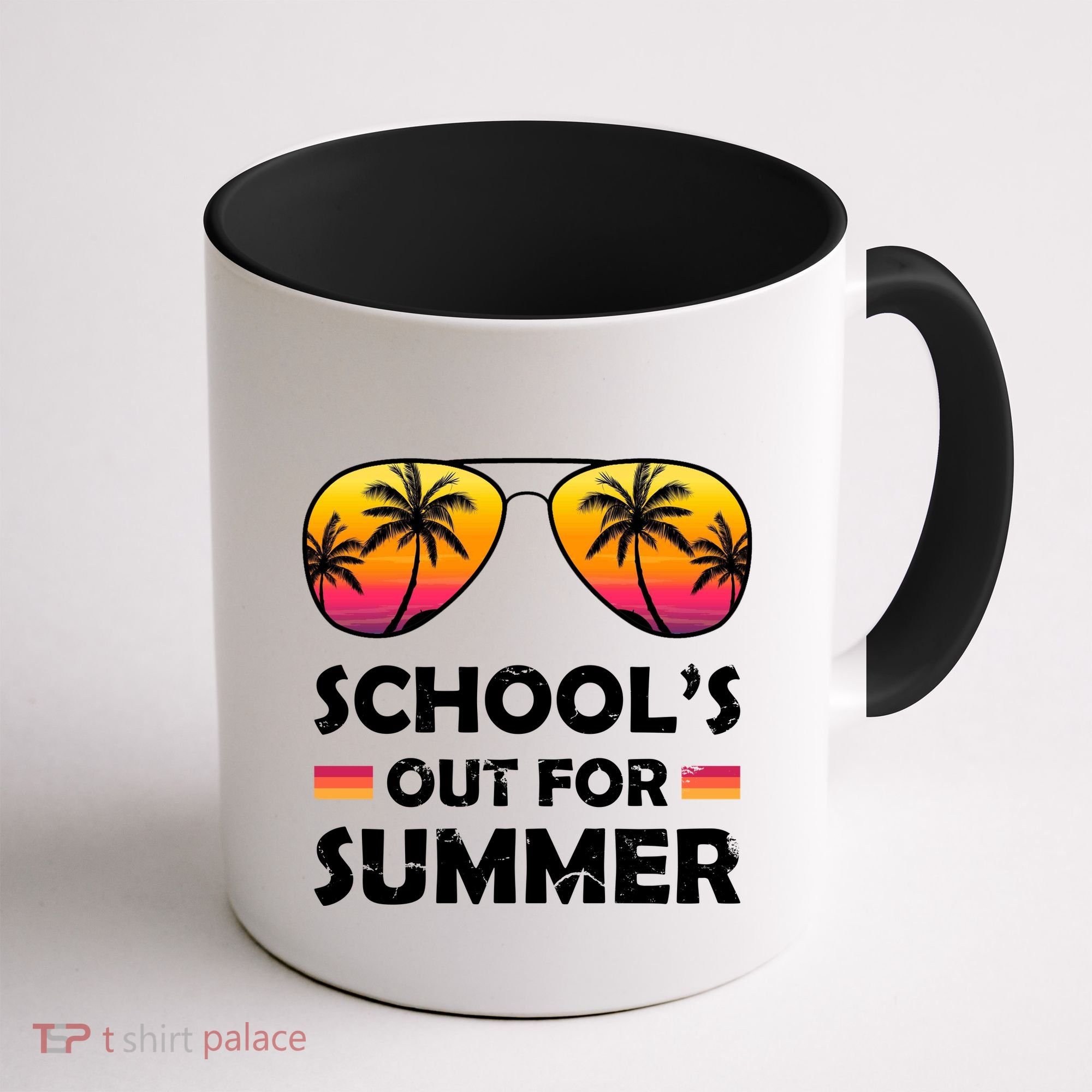 School's Out For Summer Palm Trees Coffee Mug